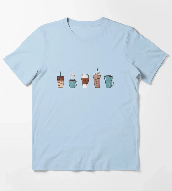 Coffee T-Shirt Sky Blue