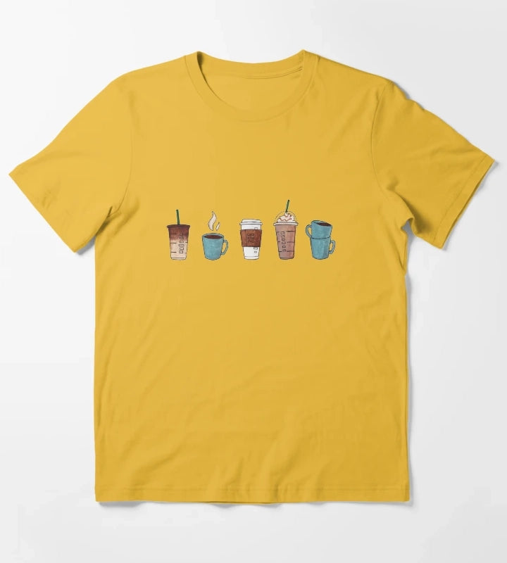 Coffee T-Shirt Yellow