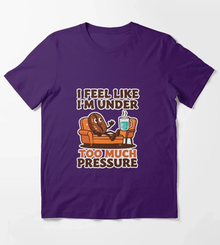 Coffee Under Pressure T-Shirt Purple