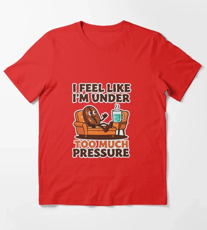 Coffee Under Pressure T-Shirt Red