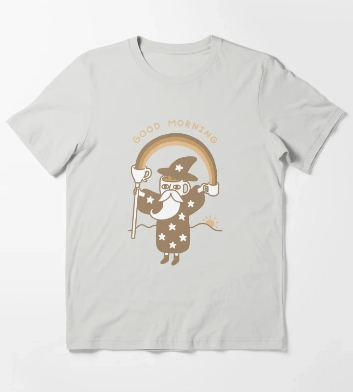 Coffee Wizard T-Shirt Light Grey