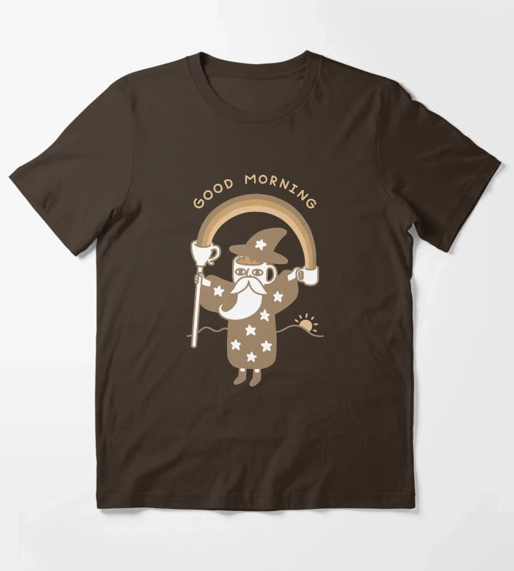 Coffee Wizard T-Shirt Brown