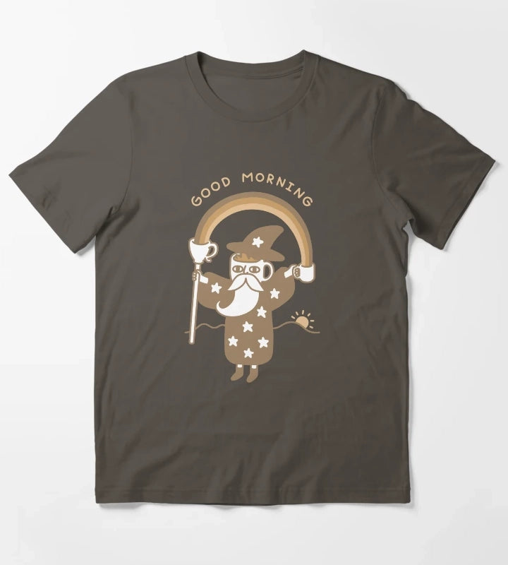 Coffee Wizard T-Shirt Dark Grey