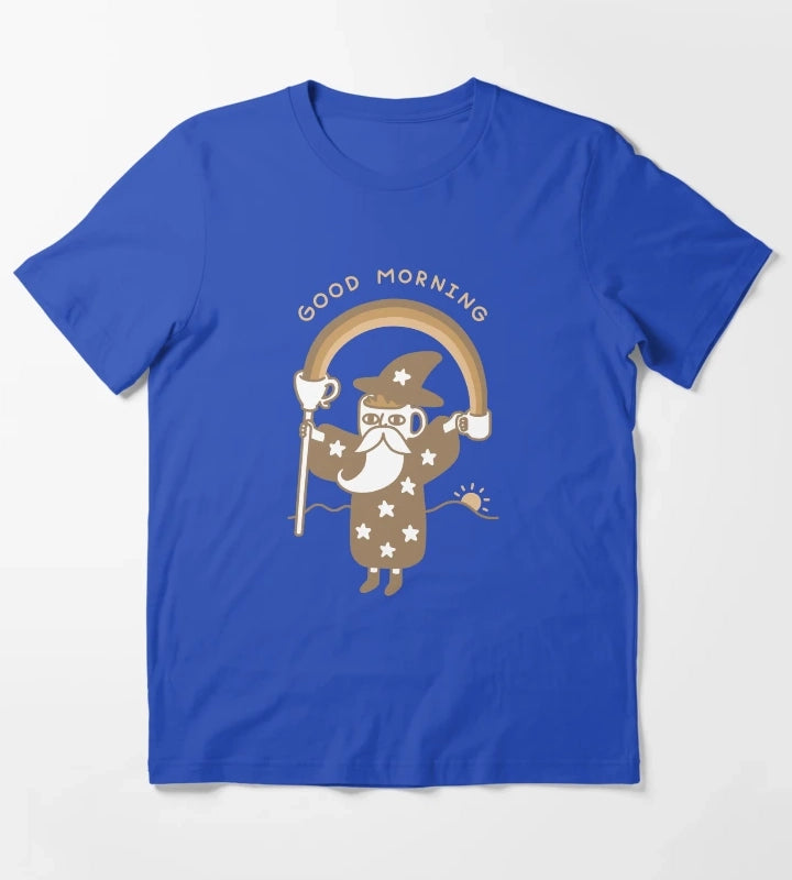 Coffee Wizard T-Shirt Blue