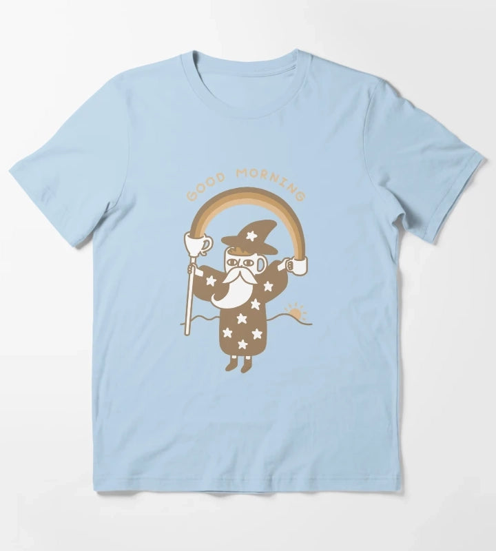 Coffee Wizard T-Shirt Sky Blue
