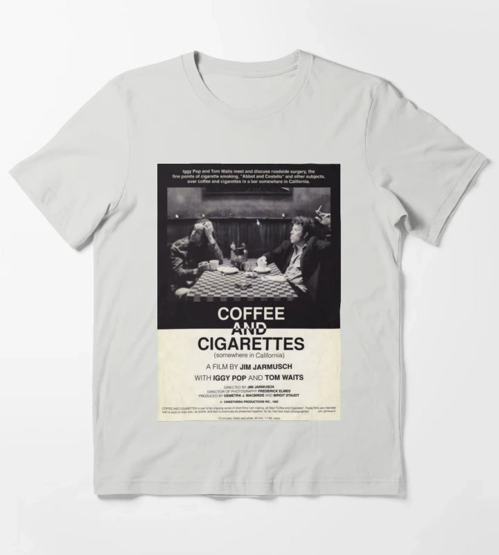 Coffee and Cigarettes T-Shirt Light Grey