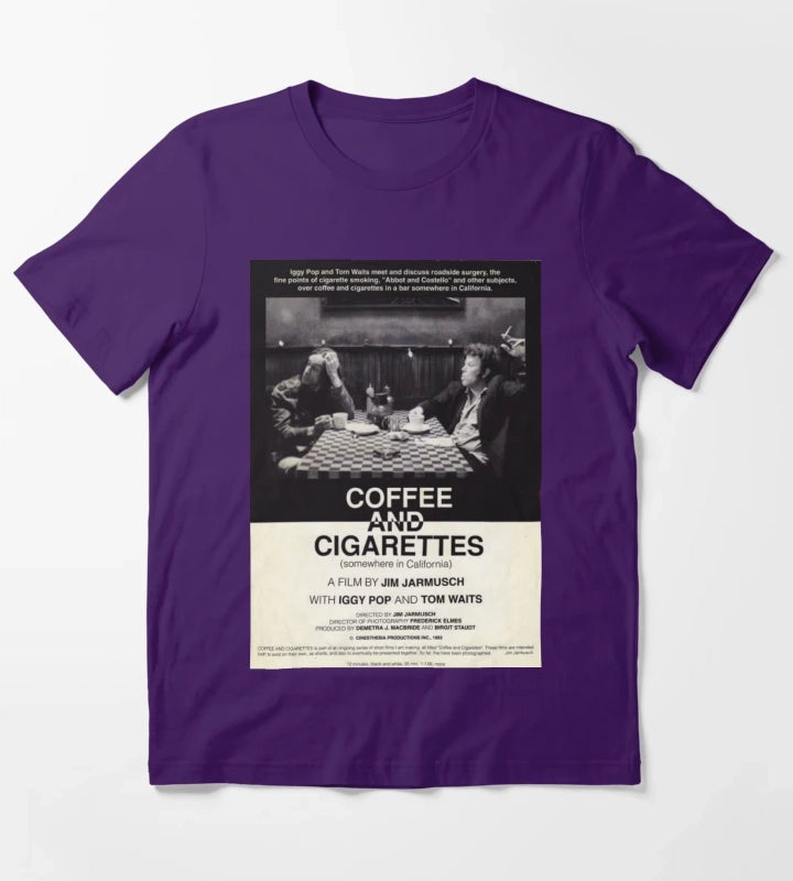 Coffee and Cigarettes T-Shirt Purple