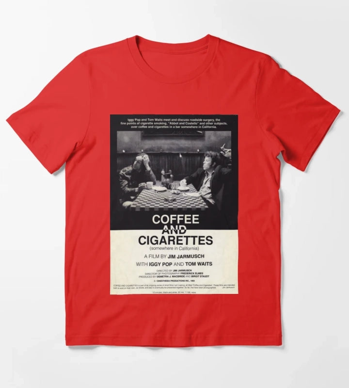 Coffee and Cigarettes T-Shirt Red