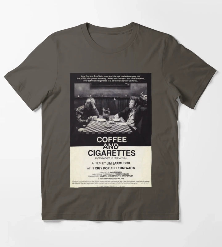 Coffee and Cigarettes T-Shirt Dark Grey