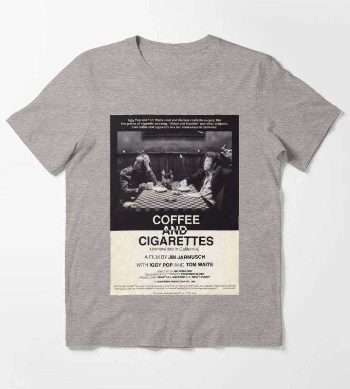Coffee and Cigarettes T-Shirt Heather Grey