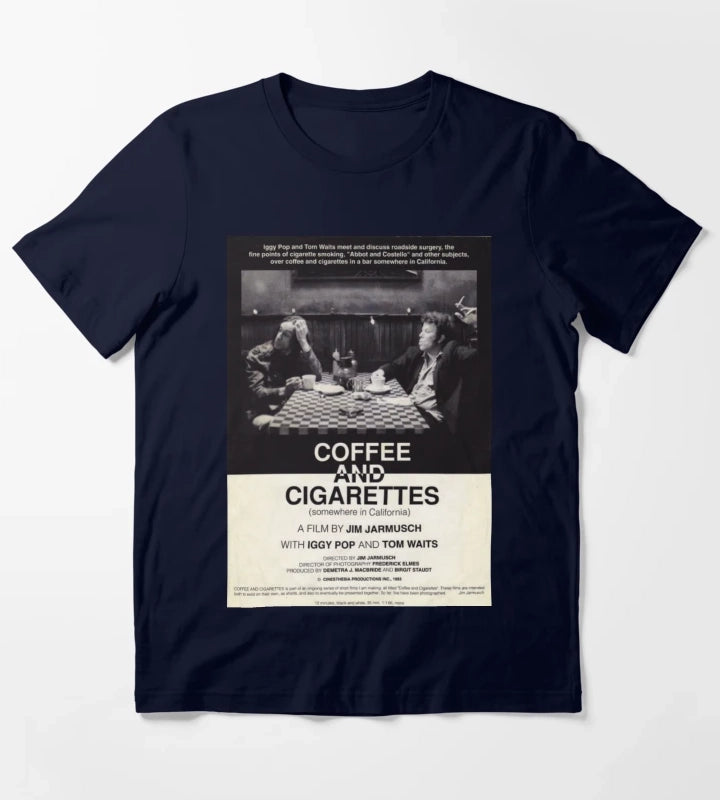 Coffee and Cigarettes T-Shirt Navy