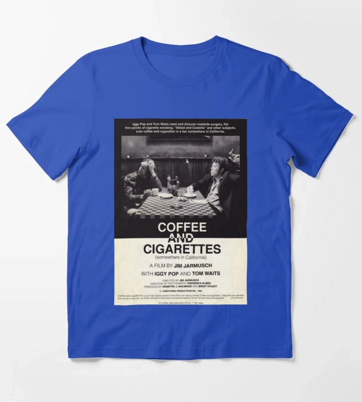 Coffee and Cigarettes T-Shirt Blue