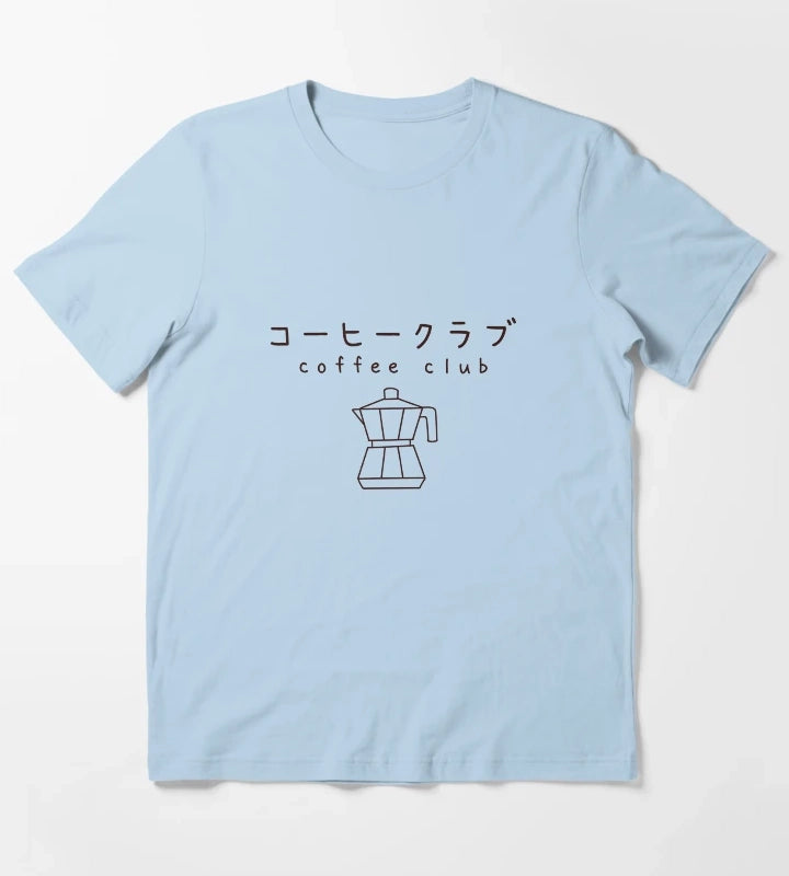 Coffee club T-Shirt Sky Blue