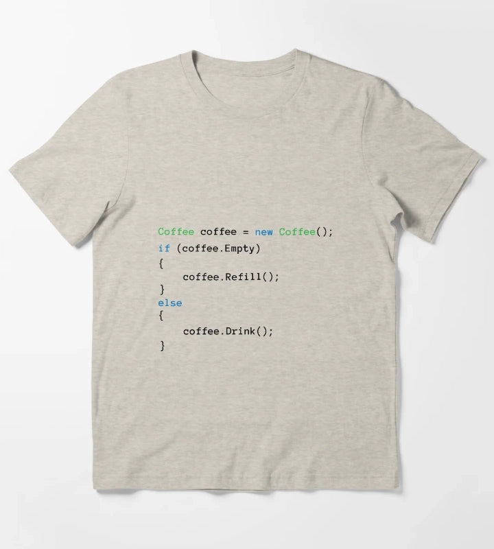 Coffee code T-Shirt Cream