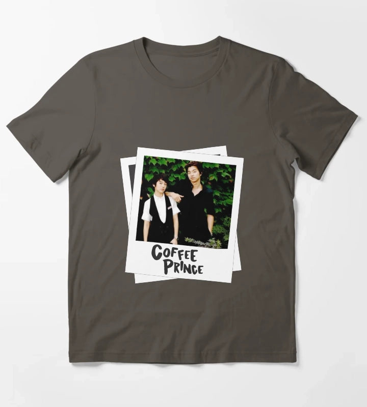 Coffee prince Yoon Eunhye Go Eun Chan Gong Yoo Choi Han Kyul T-Shirt Dark Grey