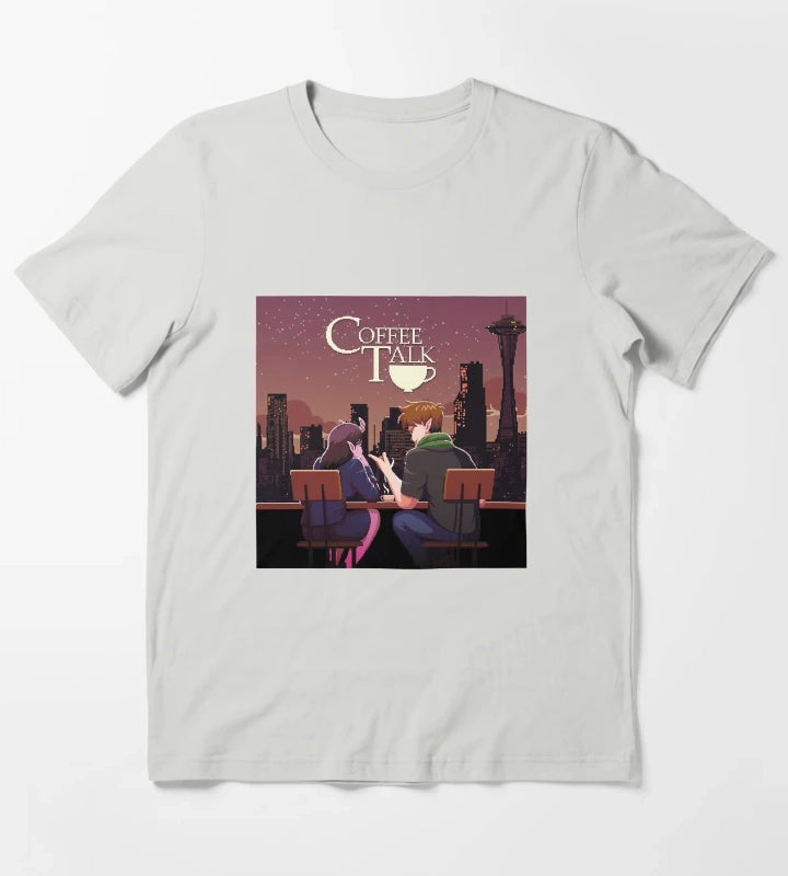 Coffee talk T-Shirt Light Grey
