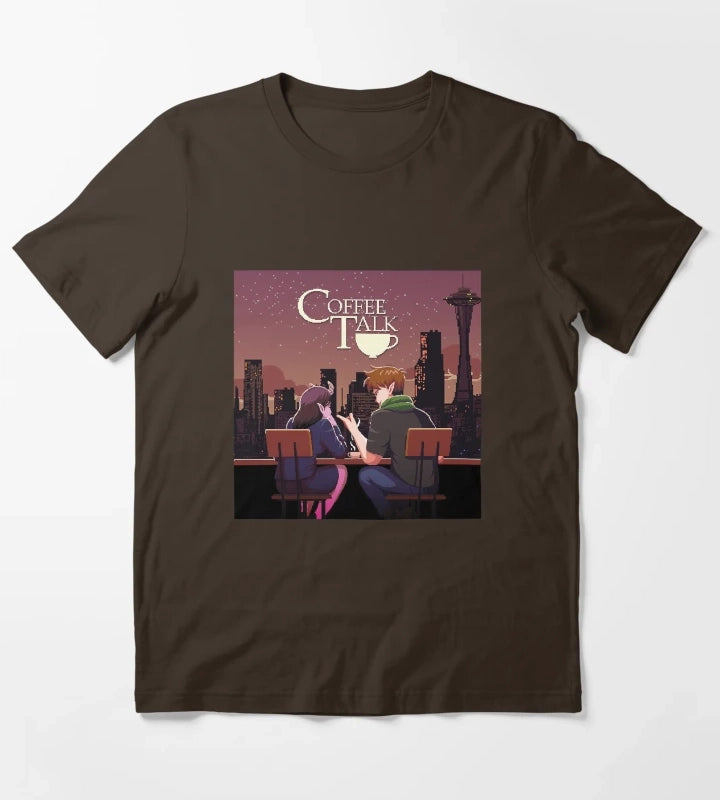 Coffee talk T-Shirt Brown
