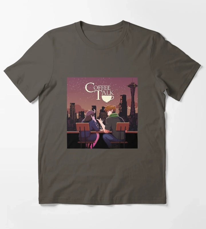 Coffee talk T-Shirt Dark Grey
