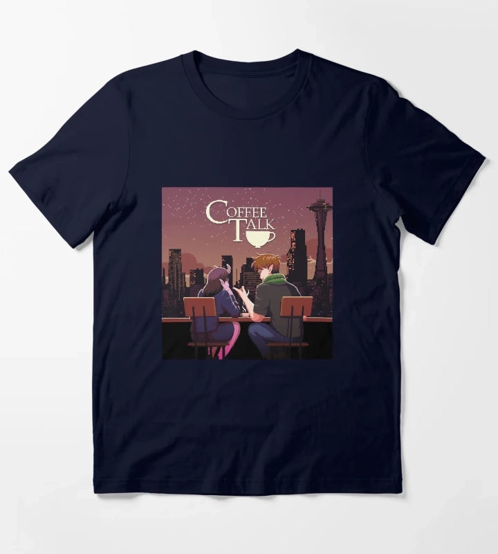 Coffee talk T-Shirt Navy