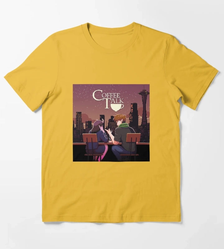 Coffee talk T-Shirt Yellow