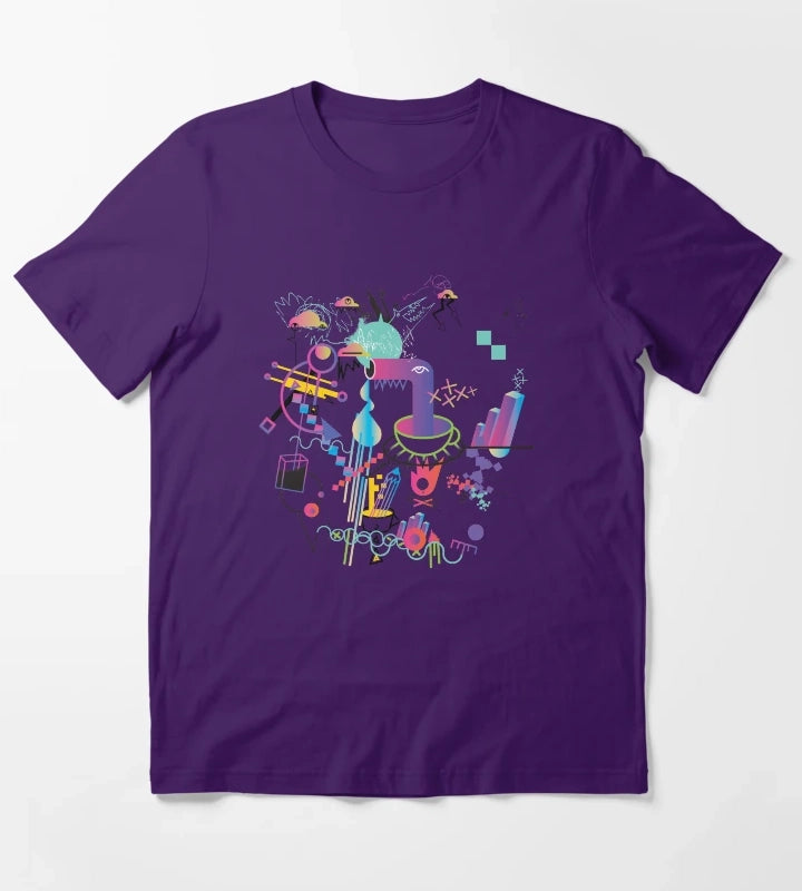 Coffee too late T-Shirt Purple