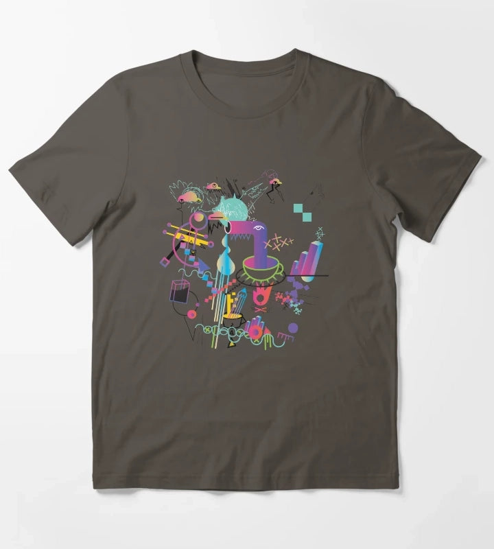 Coffee too late T-Shirt Dark Grey