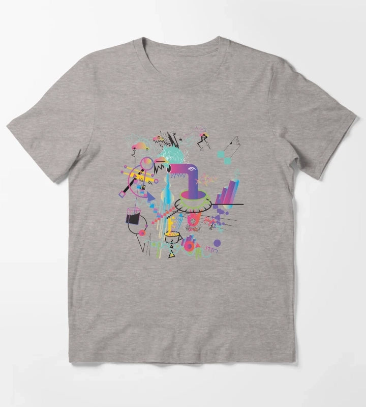 Coffee too late T-Shirt Heather Grey