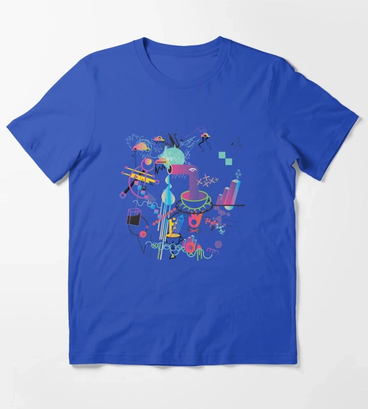 Coffee too late T-Shirt Blue