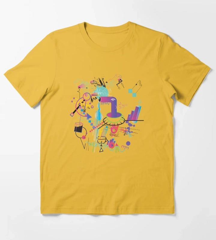 Coffee too late T-Shirt Yellow
