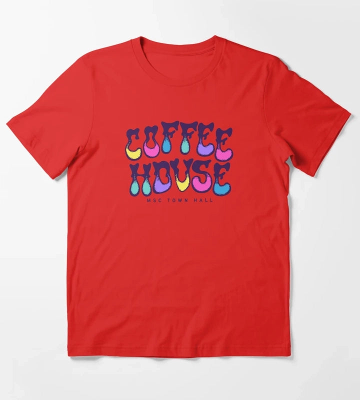 Coffeehouse Groovy T-Shirt Red