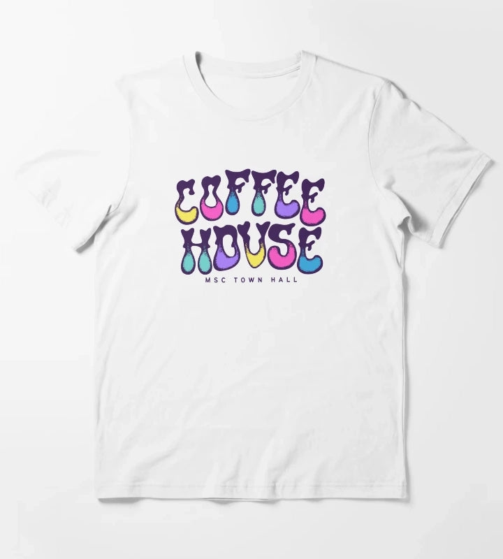Coffeehouse Groovy T-Shirt White