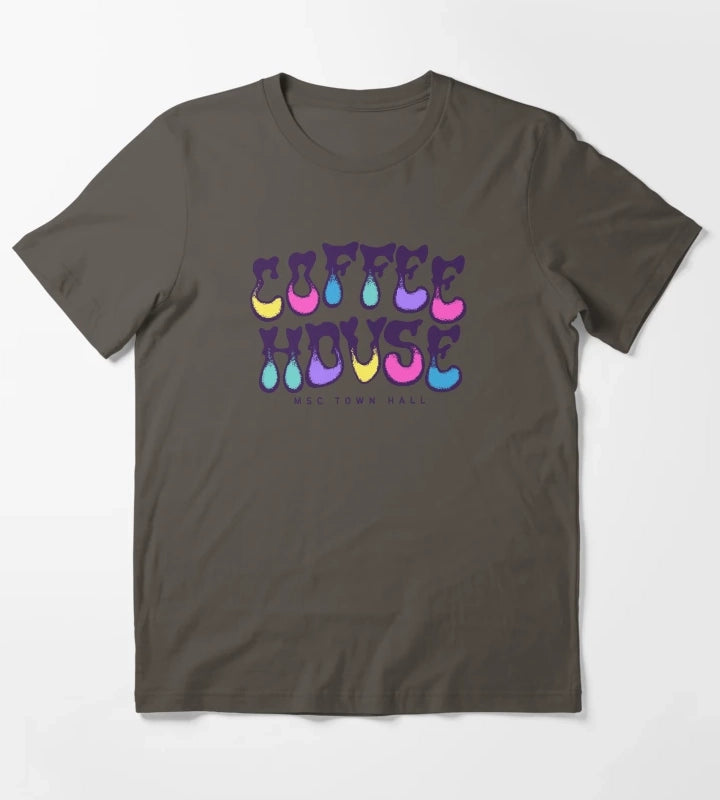 Coffeehouse Groovy T-Shirt Dark Grey