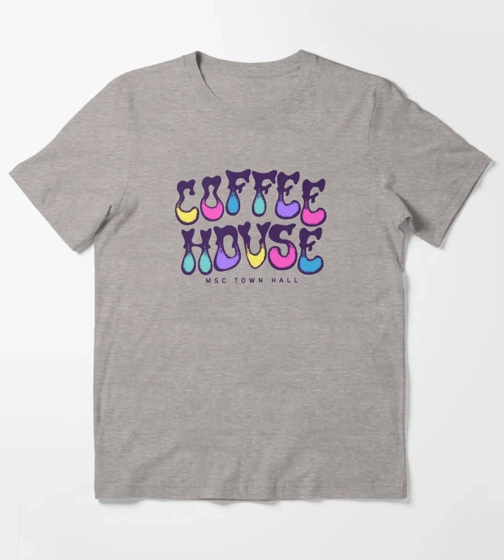 Coffeehouse Groovy T-Shirt Heather Grey