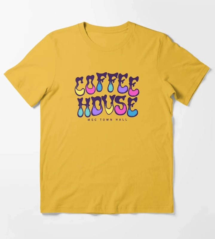 Coffeehouse Groovy T-Shirt Yellow