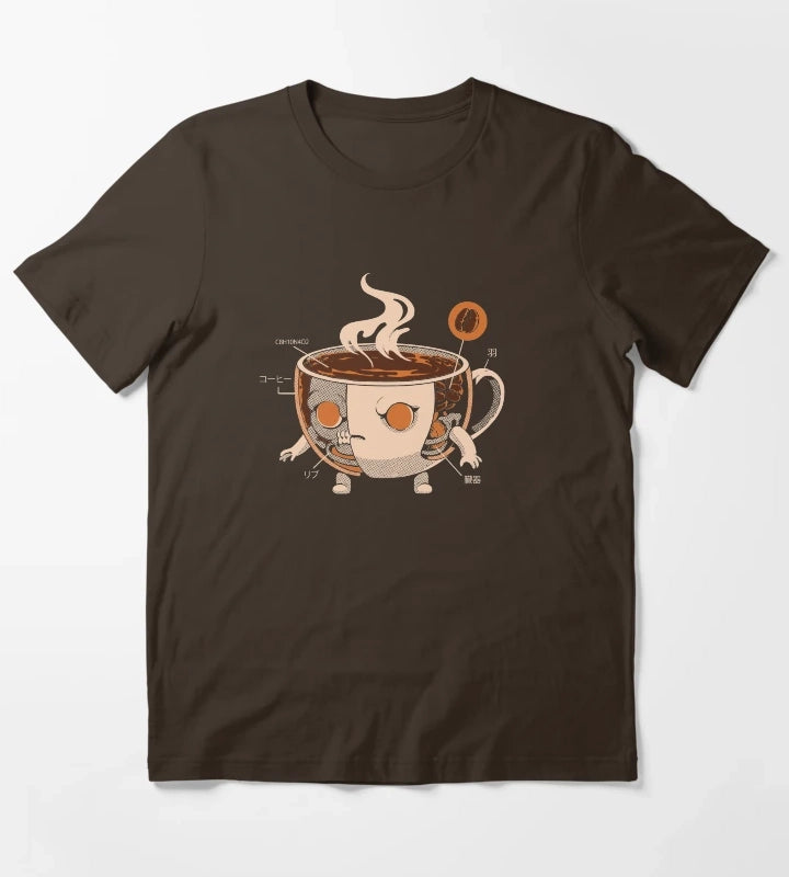 Coffeezilla Xray T-Shirt Brown