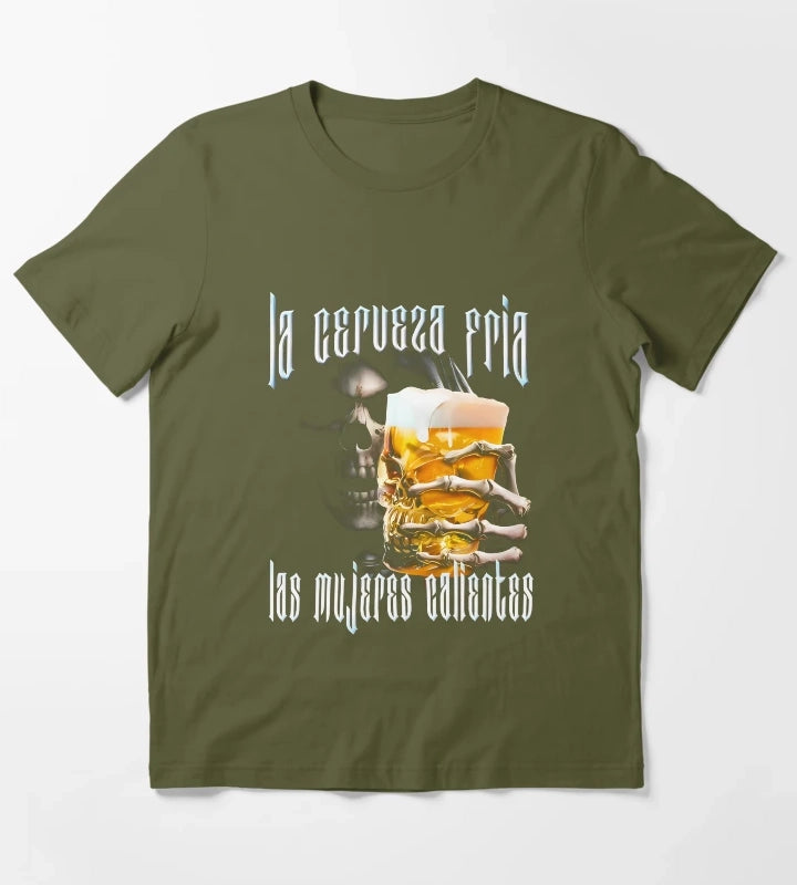 Cold Brew Hot Company T-Shirt Olive Green
