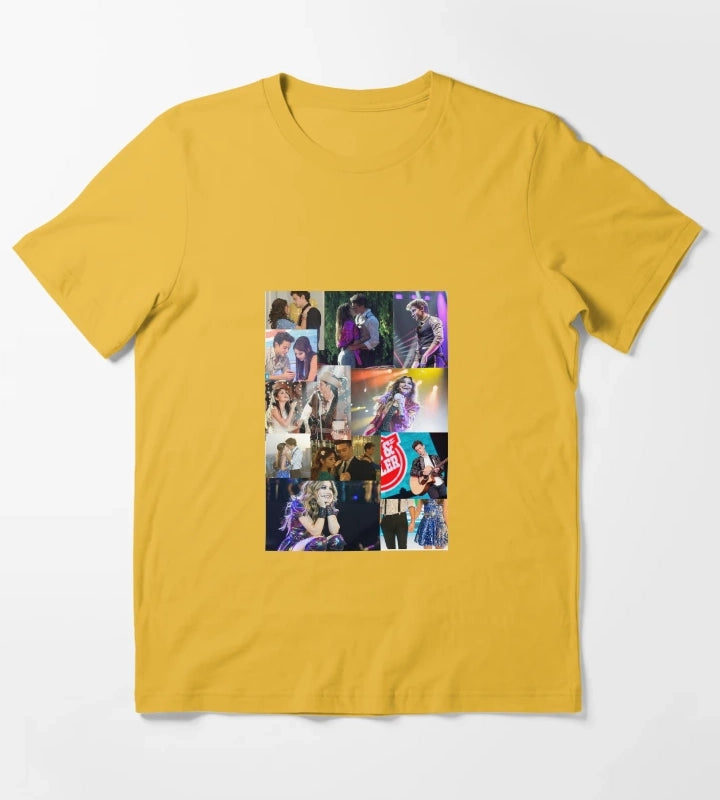 Collage lutteo ruggarol soy Luna live T-Shirt Yellow
