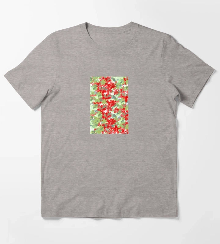 Colorful daisy flowers T-Shirt Heather Grey