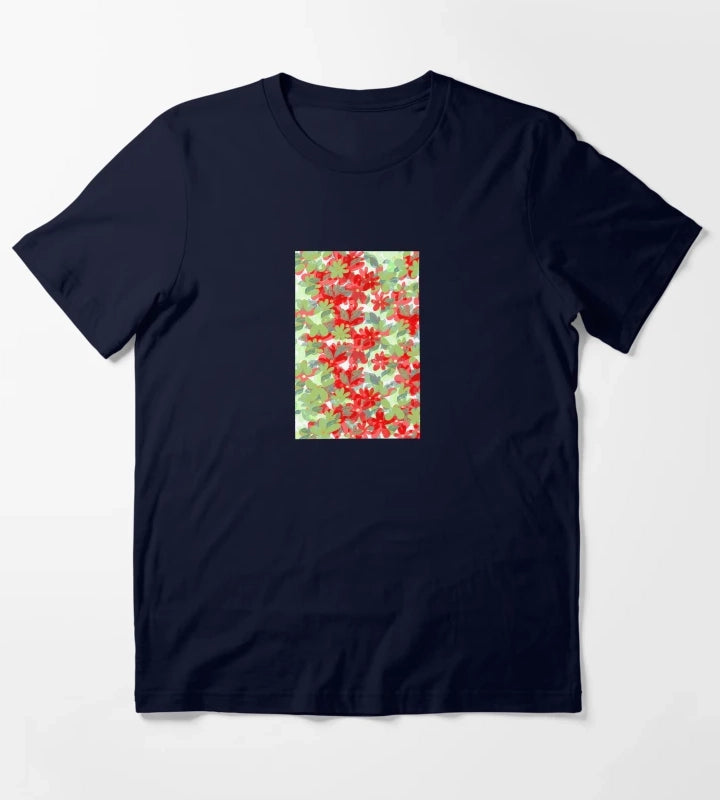 Colorful daisy flowers T-Shirt Navy