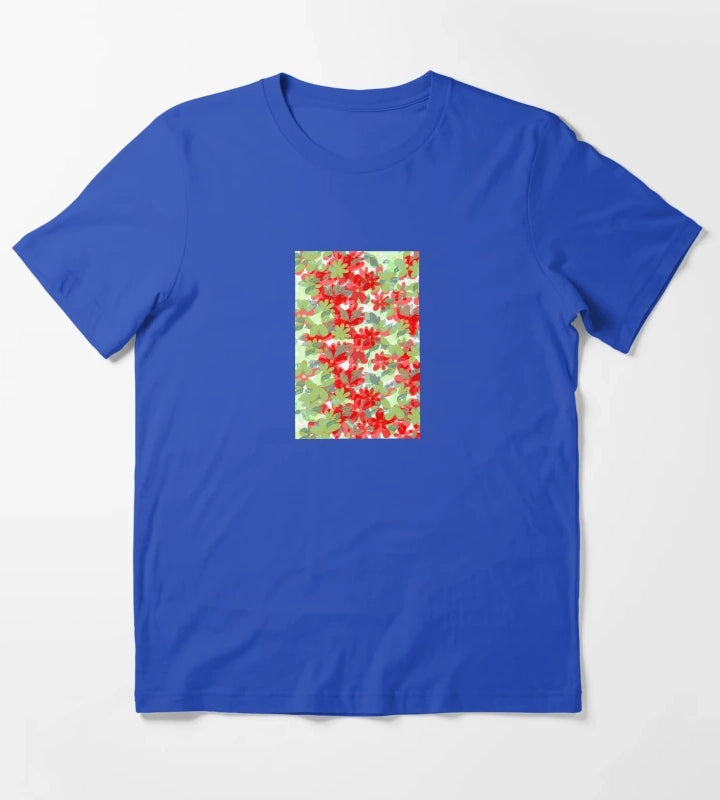 Colorful daisy flowers T-Shirt Blue