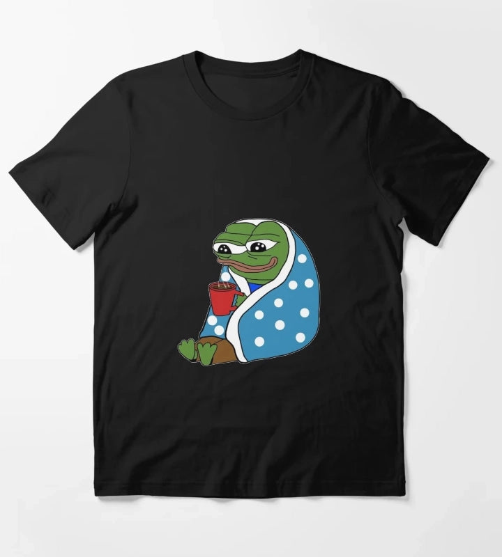 Comfy Coffee Pepe T-Shirt