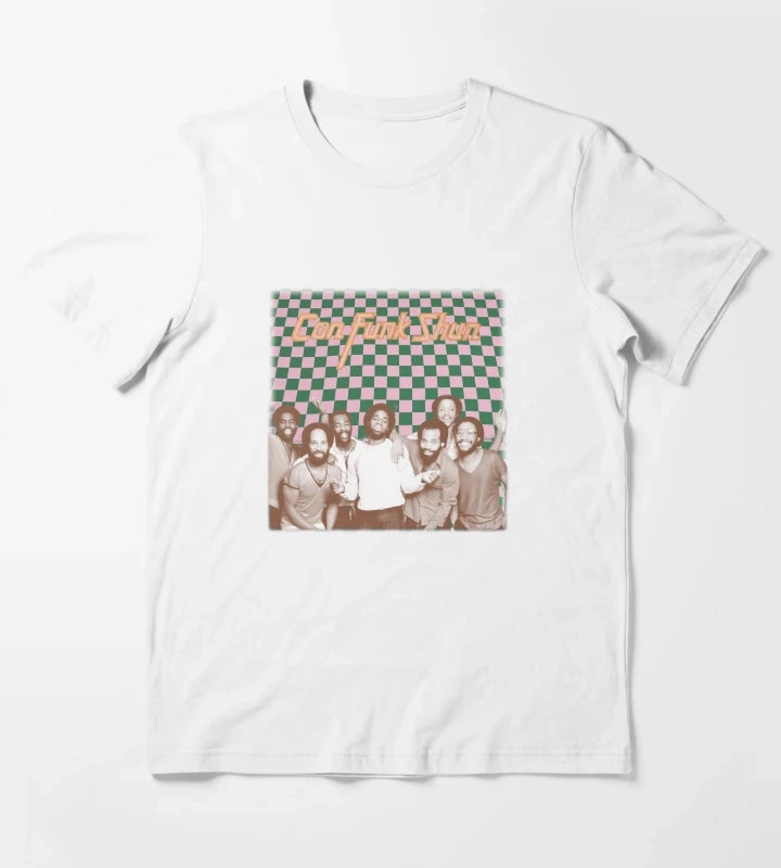 ConFunkShun Retro Aesthetic Design T-Shirt White