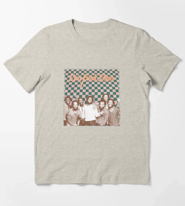 ConFunkShun Retro Aesthetic Design T-Shirt Cream