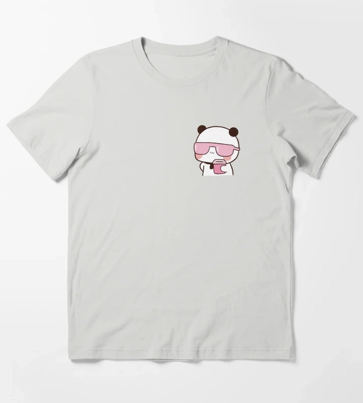 Cool Bubu Drinking T-Shirt Light Grey