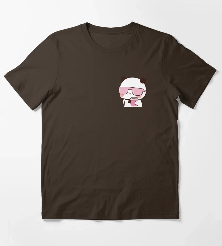 Cool Bubu Drinking T-Shirt Brown