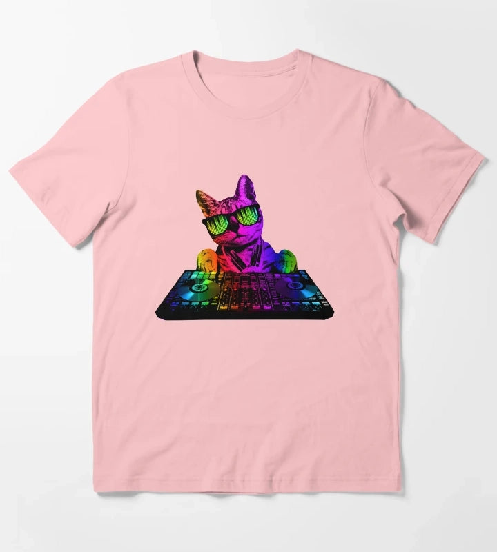 Cool Cat DJ T-Shirt Dark Grey