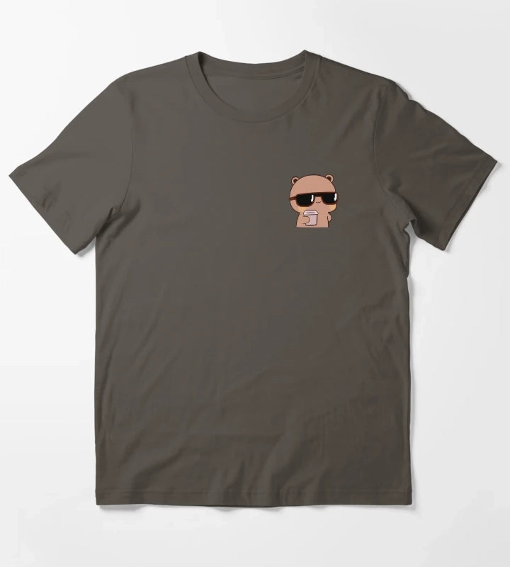 Cool Dudu Drinking T-Shirt Dark Grey