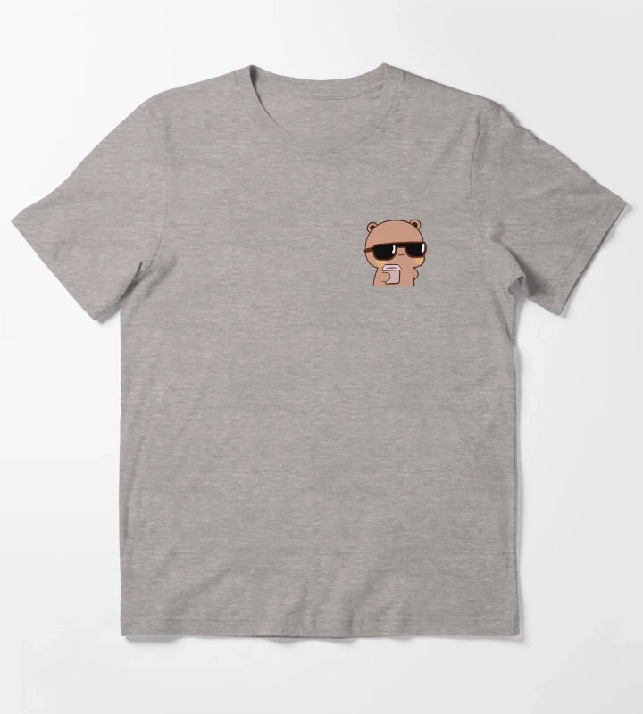 Cool Dudu Drinking T-Shirt Heather Grey