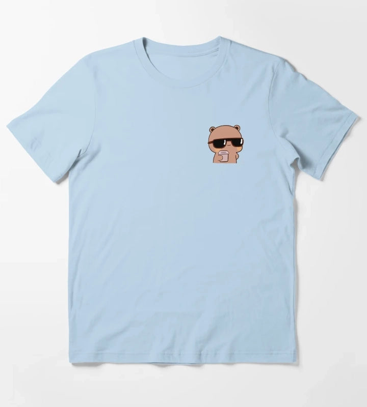Cool Dudu Drinking T-Shirt Sky Blue