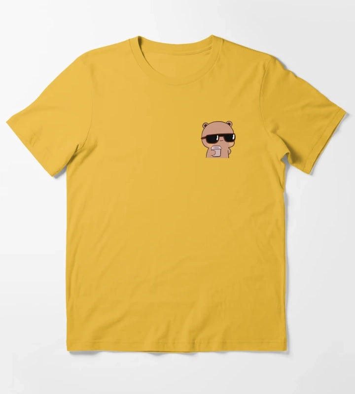 Cool Dudu Drinking T-Shirt Yellow